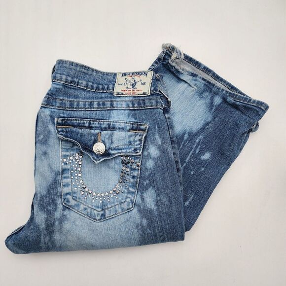 True Religion Denim - True Religion Women's HI-Rise Boot Cut Jean's Size 32 x 32 Blue SEE PICTURES